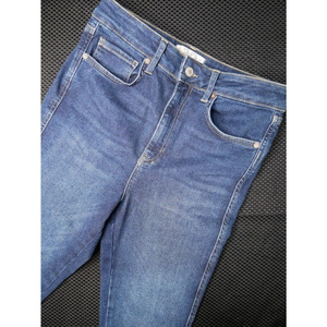 Womens FREE‎ PEOPLE Jeans HIGH Waist Skinny Distressed Cuff Size 30